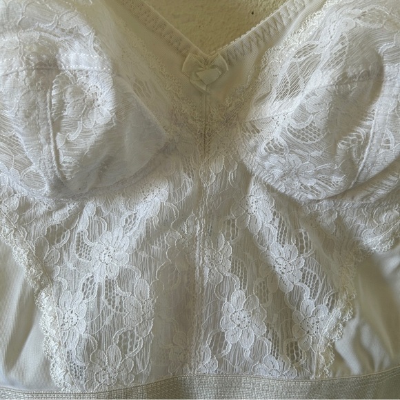 VTG Rene Rofe Lace Corset Bralette Women’s 34B Dainty Feminine Sexy Rockabilly - Picture 3 of 8